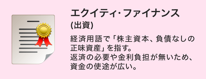 エクイティ・ファイナンス